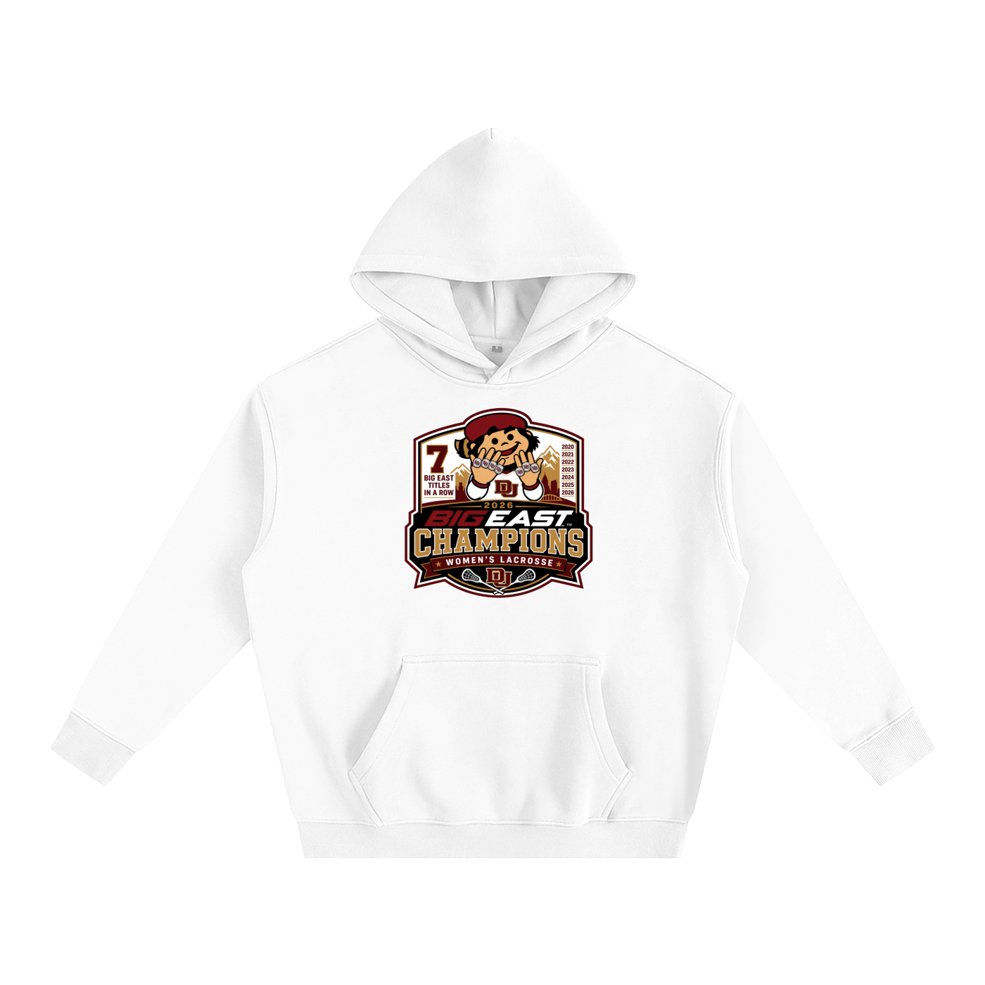 7-PEAT Oversize Fleeced Hoodie