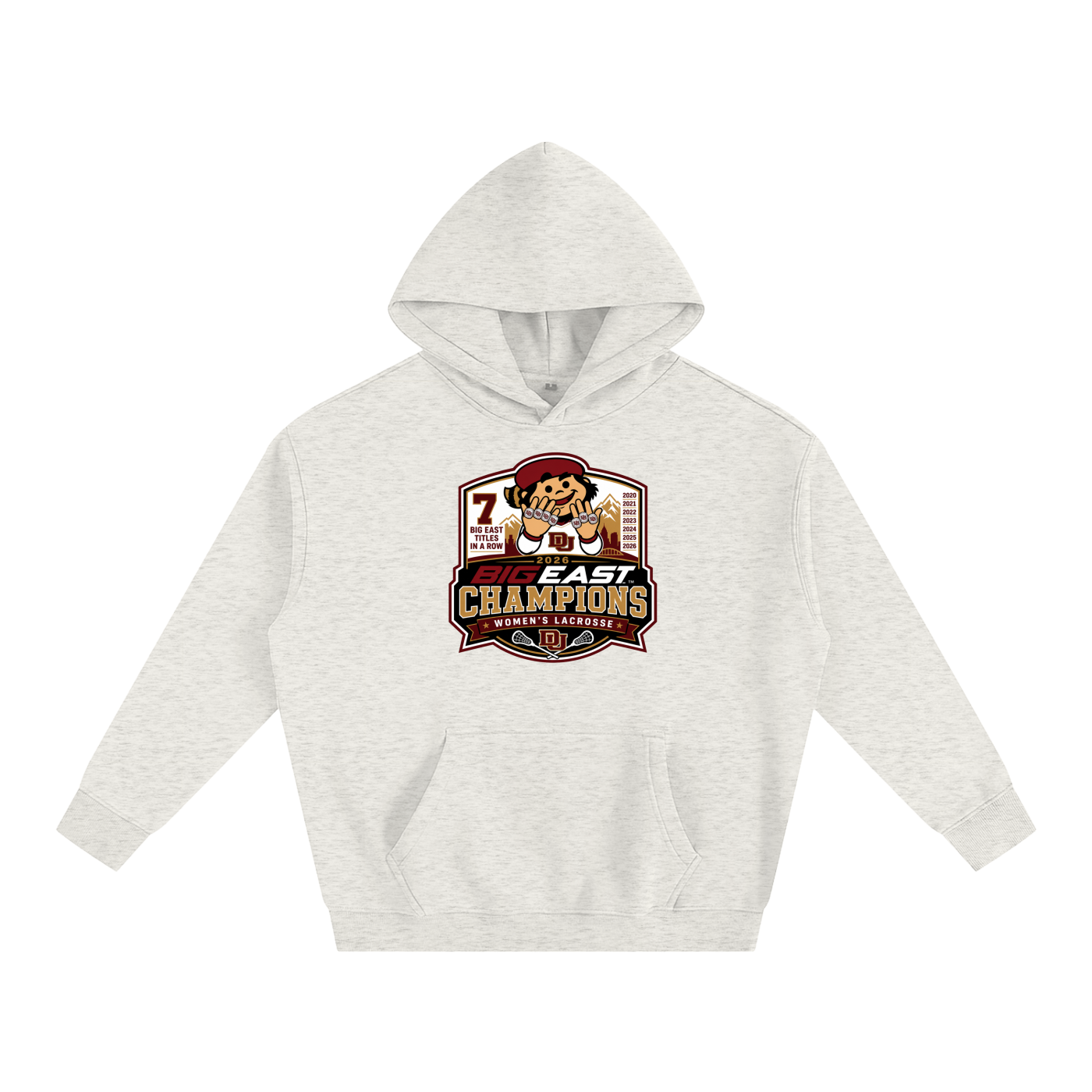 7-PEAT Oversize Fleeced Hoodie