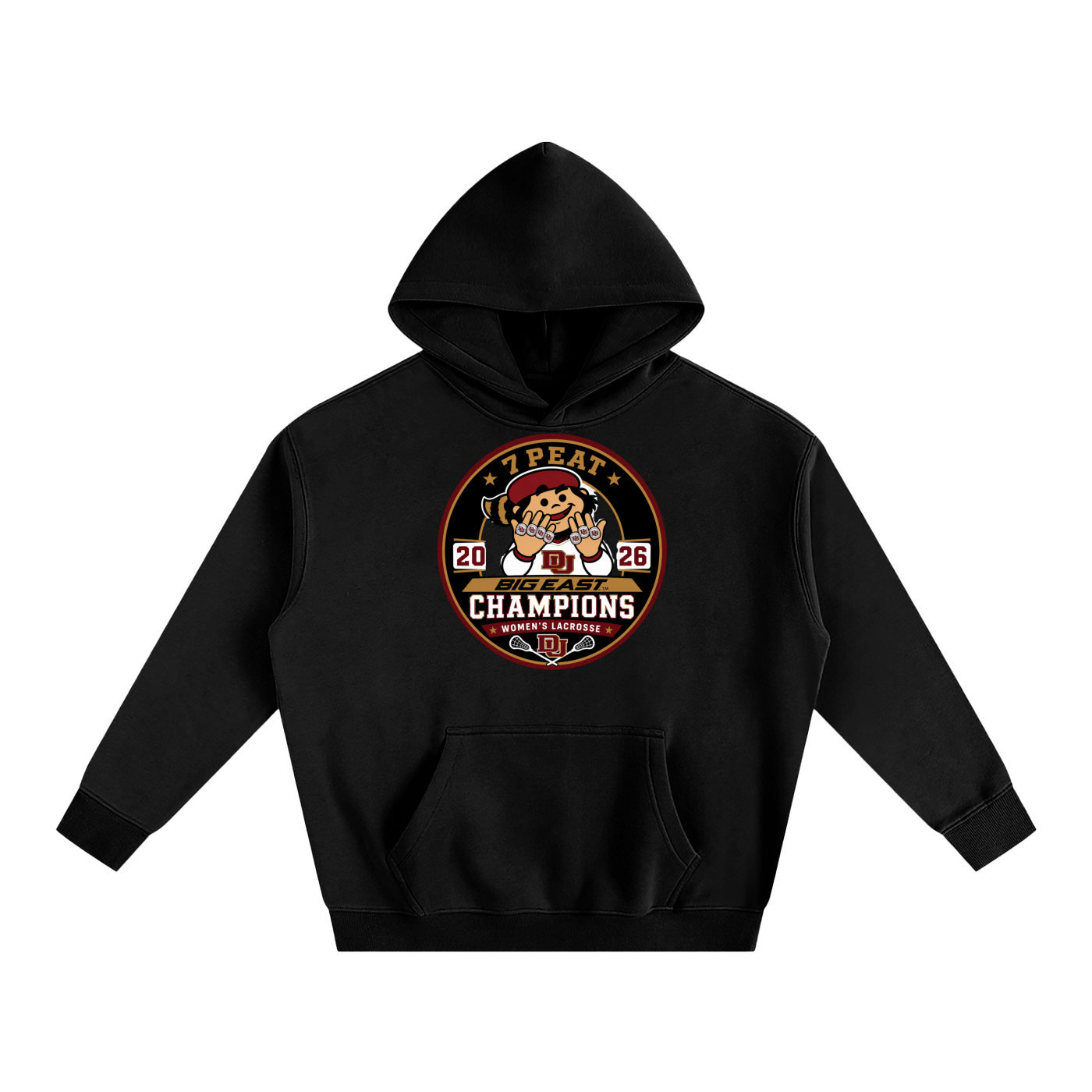 7-PEAT Oversize Fleeced Hoodie #2