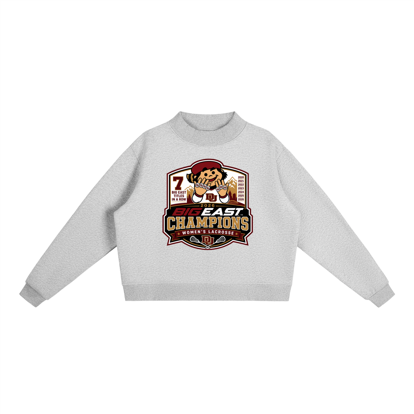 7-PEAT Mock-Neck Crew Sweatshirt