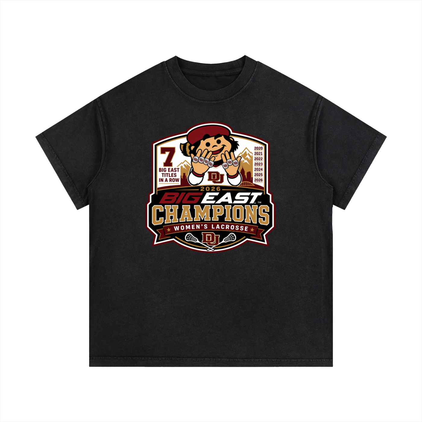 7-PEAT Vintage Wash Cotton T-Shirt