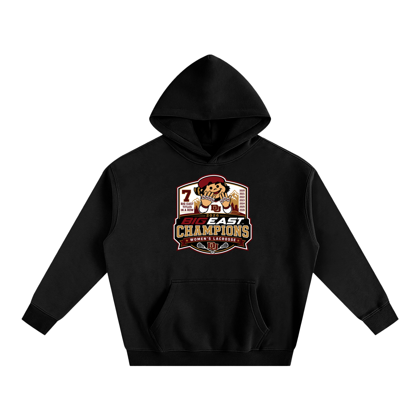 7-PEAT Oversize Fleeced Hoodie