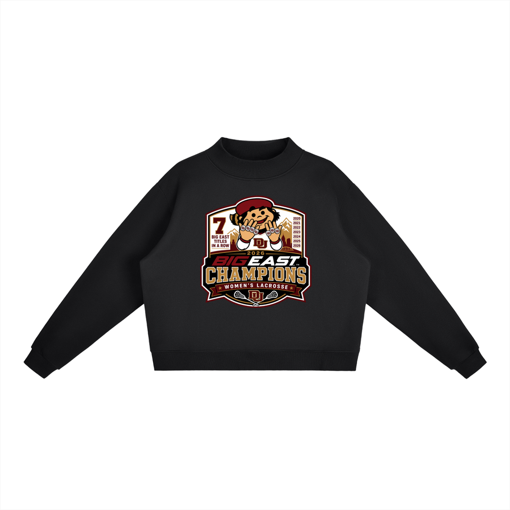 7-PEAT Mock-Neck Crew Sweatshirt
