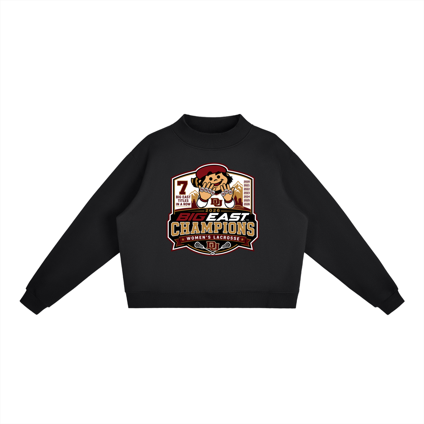7-PEAT Mock-Neck Crew Sweatshirt